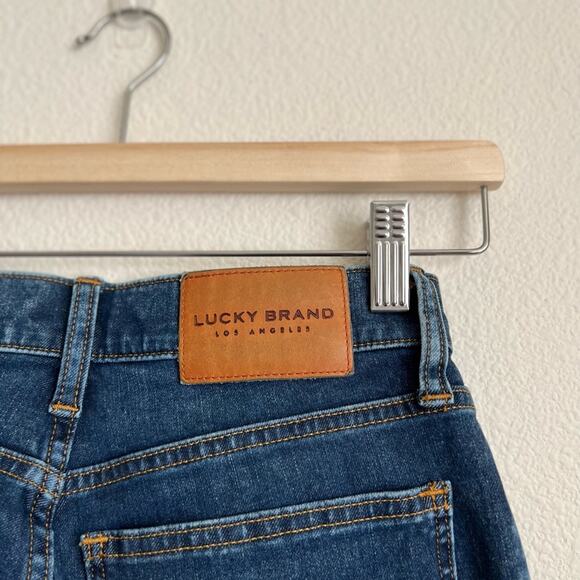 Lucky Brand Ava mid rise skinny blue jeans size 26 - Picture 6 of 8